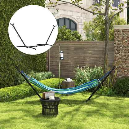 9.2'L Adjustable Hammock Stand, Heavy Duty, Outdoor Camping, Black Hammock Stands at Gallery Canada