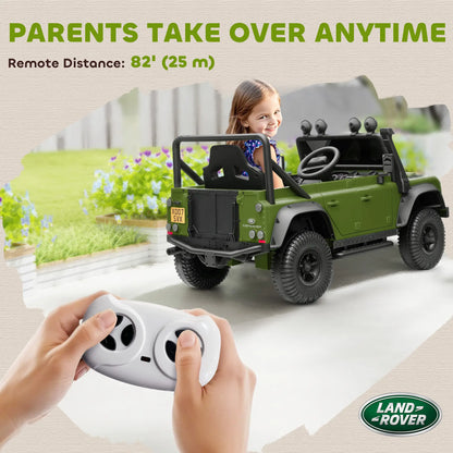 Kids Ride On Truck, Remote Control, Spring Suspension, LED Lights, 3 Speed, Dark Green Electric Toy Cars at Gallery Canada