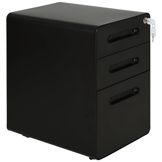 Lockable File Cabinet, Steel Filing Cabinet on Wheels for Legal, A4, Letter Size, Home Office at Gallery Canada