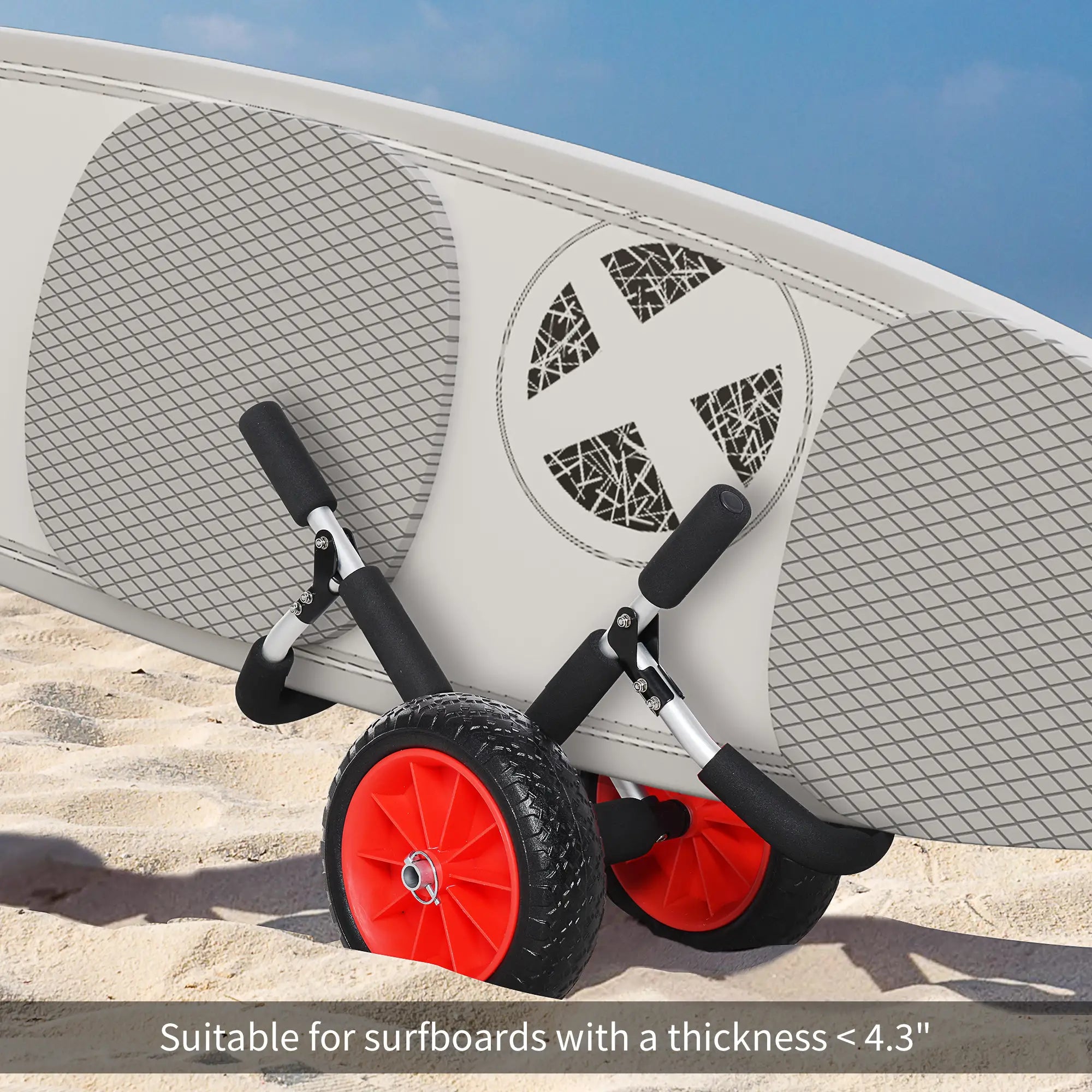 Stand-Up Paddleboard Dolly, Aluminum Surfboard Cart, Foldable for SUPs, Canoe Kayak Carts at Gallery Canada