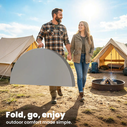 4ft Plastic Folding Picnic Table, Camping Table, Indoor Outdoor, Grey Picnic Tables & Camping Chairs at Gallery Canada