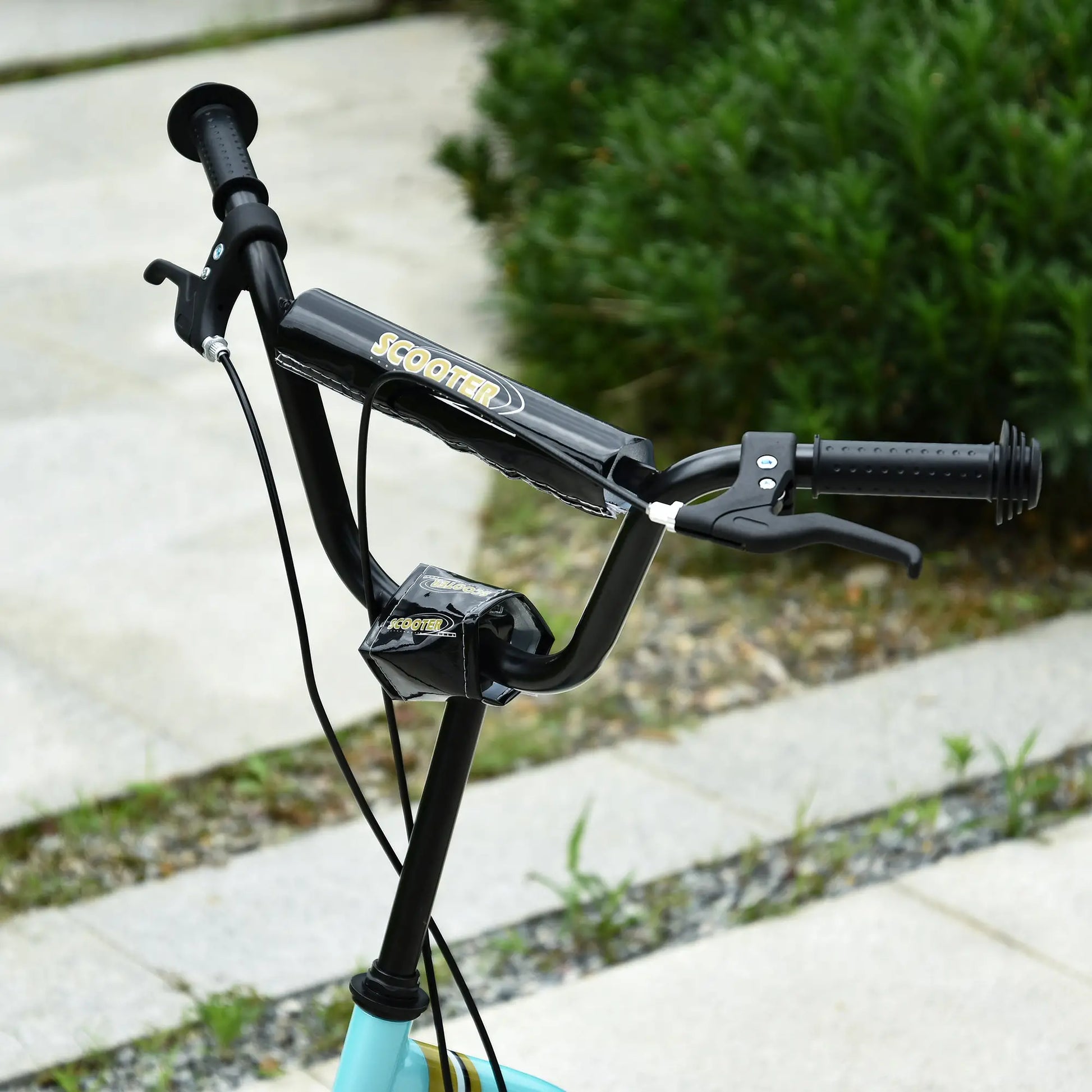Dual Brakes Kick Scooter, 12-Inch Inflatable Wheel, Age 5+, Blue Scooters at Gallery Canada