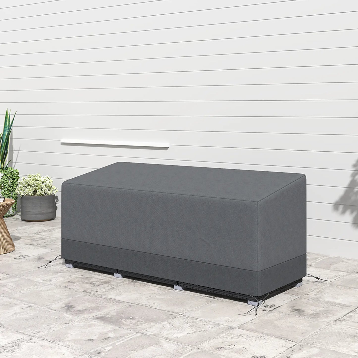 Waterproof 3 Seater Sofa Cover, 75" x 28.3" x 29.9", Grey Patio Furniture Covers at Gallery Canada