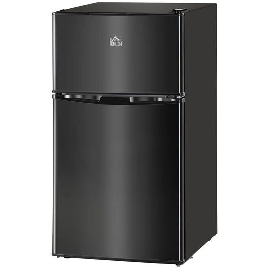 3.2 Cu Ft Compact Refrigerator, Mini Fridge with Freezer, Black Small Kitchen Appliances Black at Gallery Canada