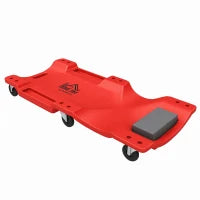 Chariot de mécanicien de 40 pouces, capacité de 330 LBS, rouge