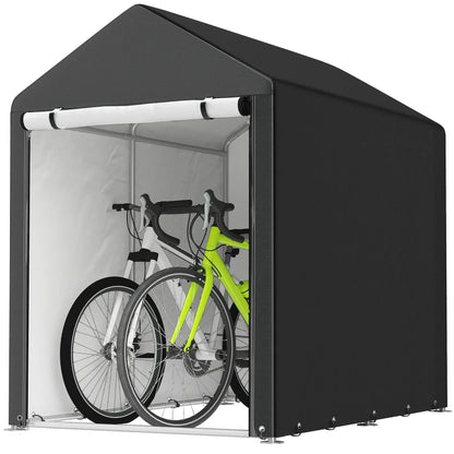4 x 6ft Outdoor Storage Shed Tent, Portable, Roll-up Door Portable Shed at Gallery Canada