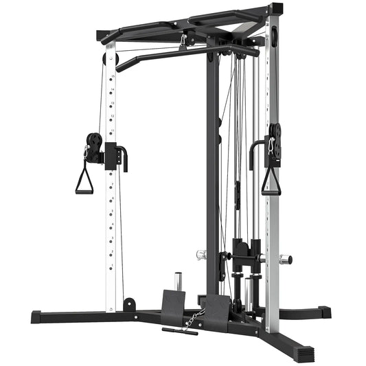 Multifunctional Home Gym, Pull Up Bar, 15-Position Adjustable Power Towers Black at Gallery Canada