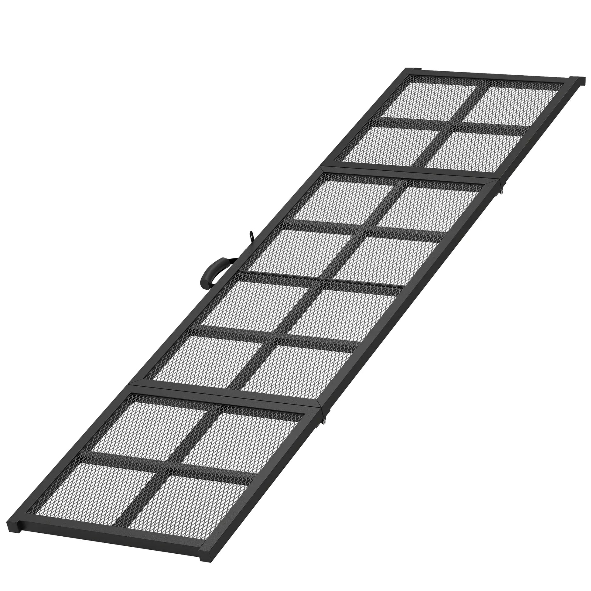 75 Inch Folding Portable Dog Car Ramp for Large Dogs, Extra Long Wide Dog Stairs Black at Gallery Canada