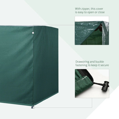 3-Seater Patio Swing Cover, 85x61x59 in, Waterproof, Dark Green Patio Furniture Covers at Gallery Canada