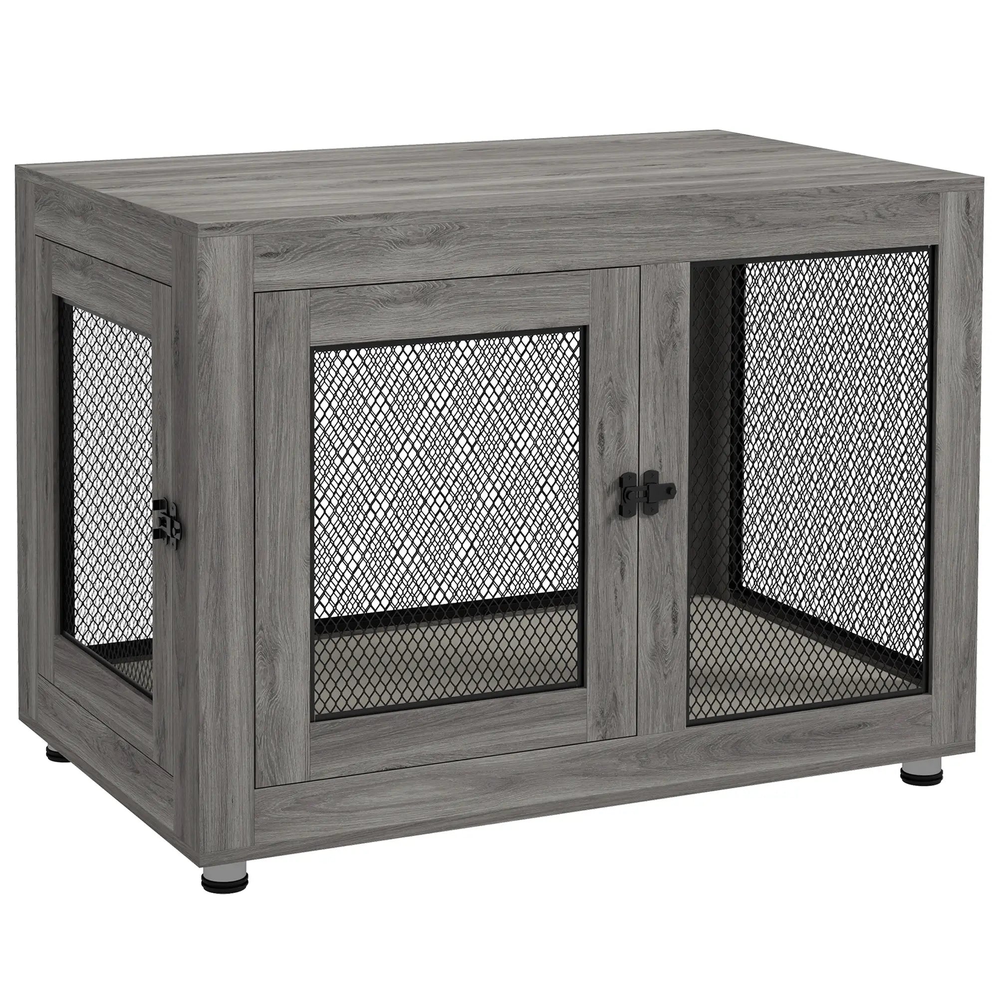 Pet Crate End Table, Water-resistant Cushion, Large Medium Dogs, Grey Houses, Kennels & Pens at Gallery Canada