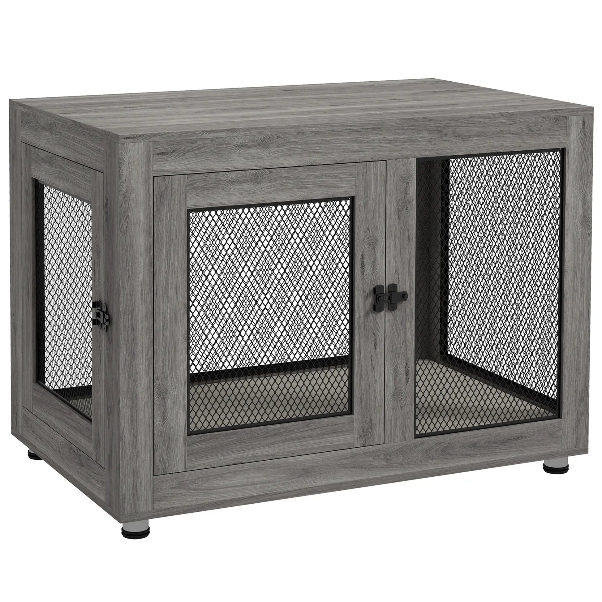 Pet Crate End Table, Water-resistant Cushion, Large Medium Dogs, Grey Houses, Kennels & Pens at Gallery Canada