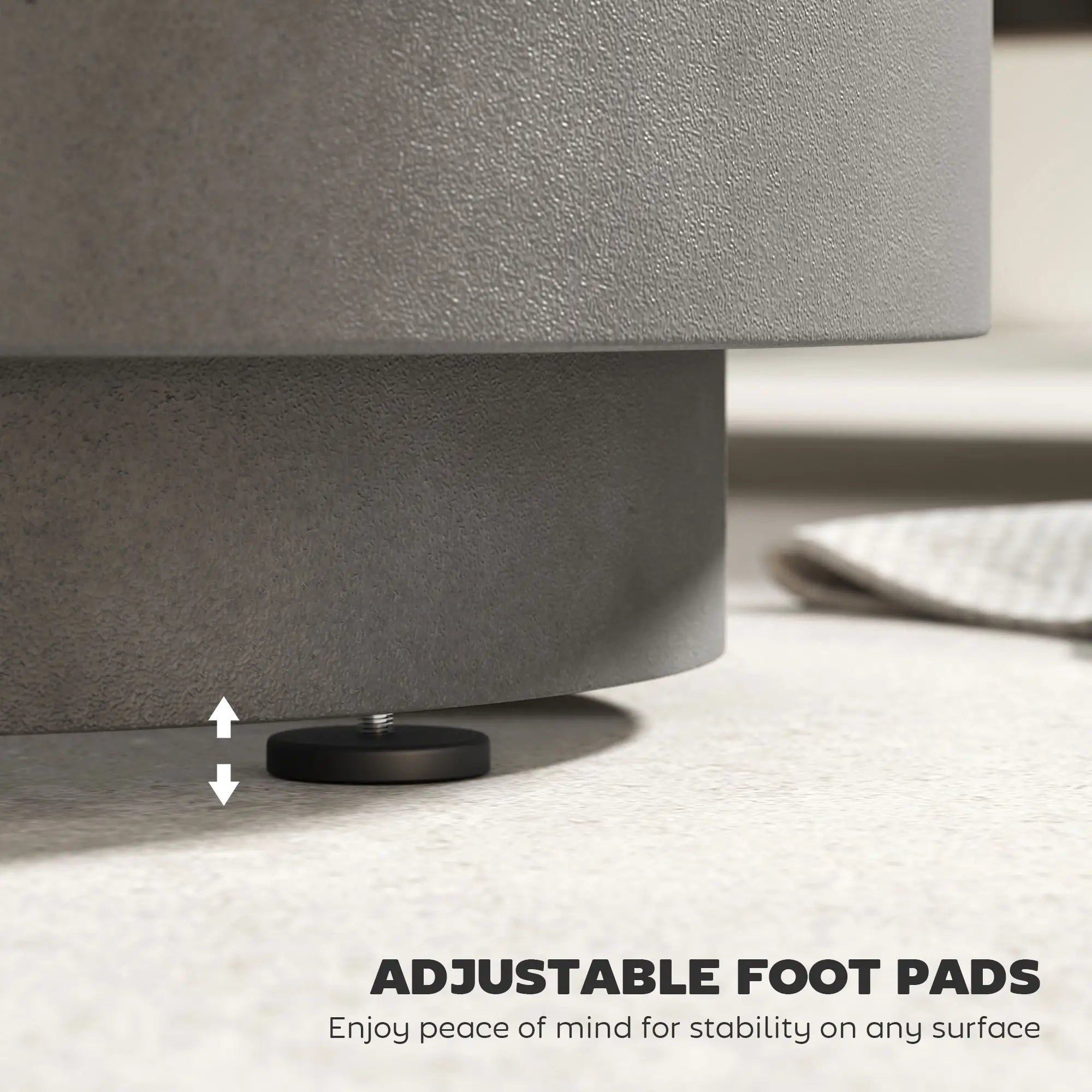 2.6 Gal Outdoor Side Table, 3-In-1 Concrete Cooler with Storage, Light Grey Side Tables at Gallery Canada