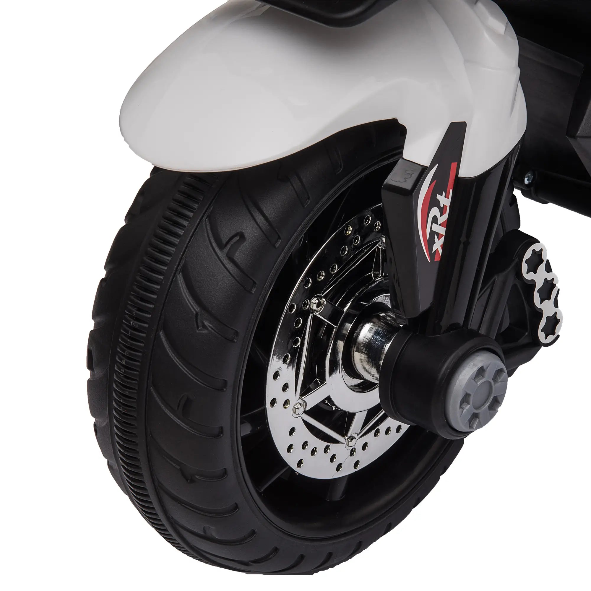 Kids Electric Motorcycle Ride-On Toy, 6V Battery Powered, White Electric Motorcycles at Gallery Canada