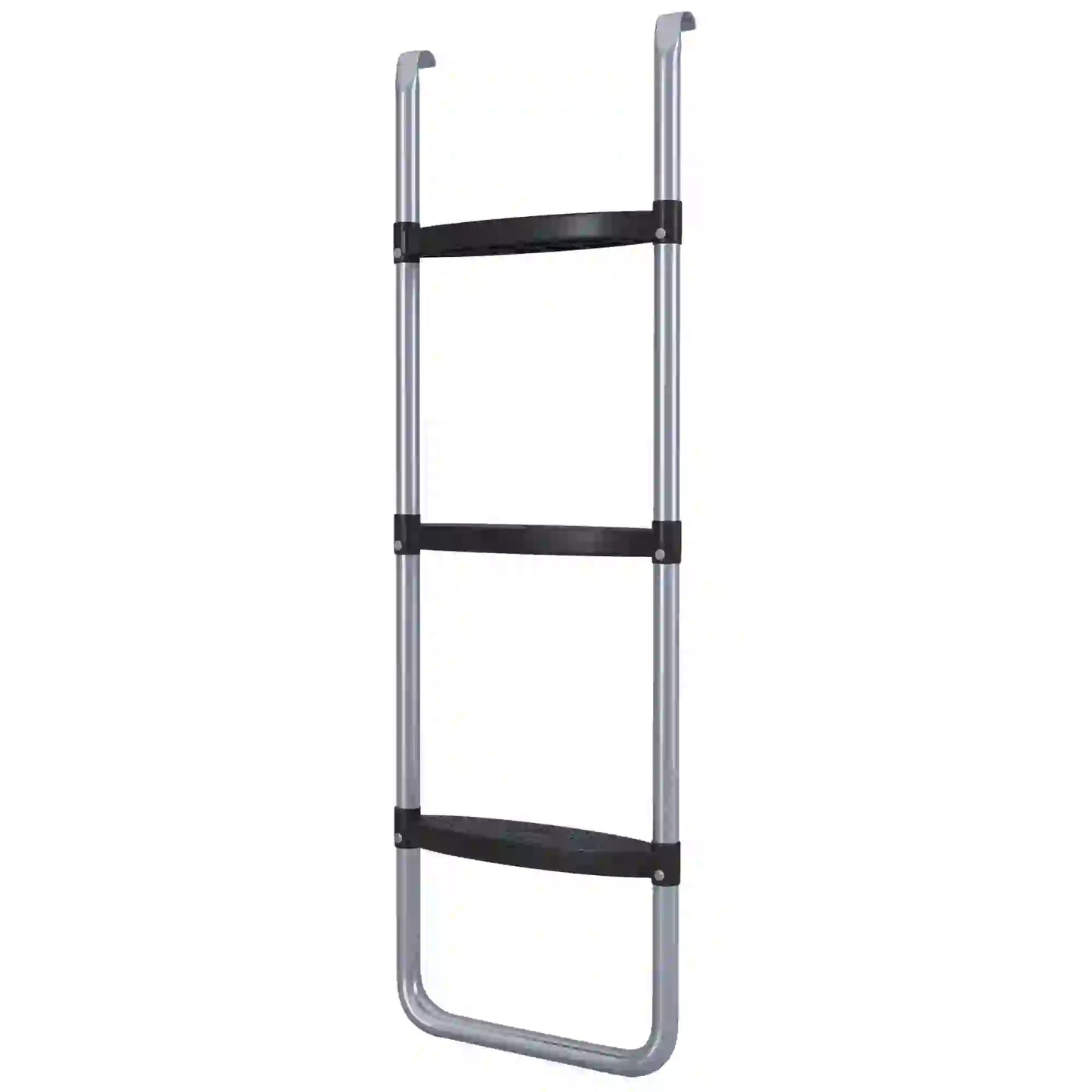 Steel Trampoline Ladder, 2/3 Steps, 38 Inch Length Trampolines Silver Tone at Gallery Canada