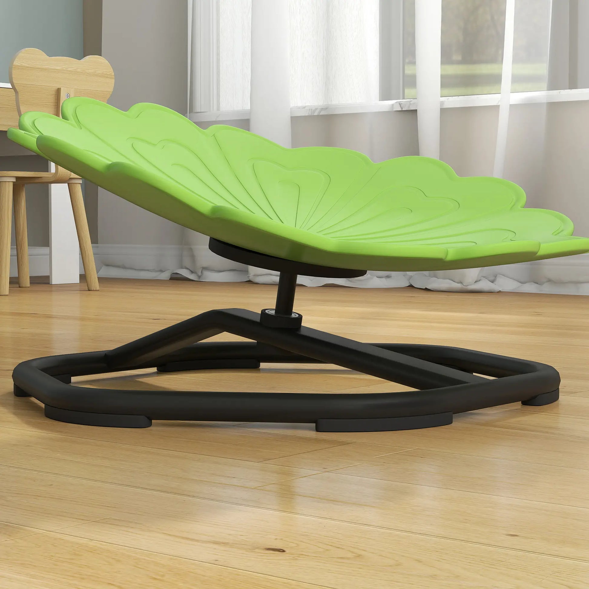 Flower-Shaped Kids Swivel Chair, Non-Slip Sensory Chair, Green Kids Chairs & Seating at Gallery Canada