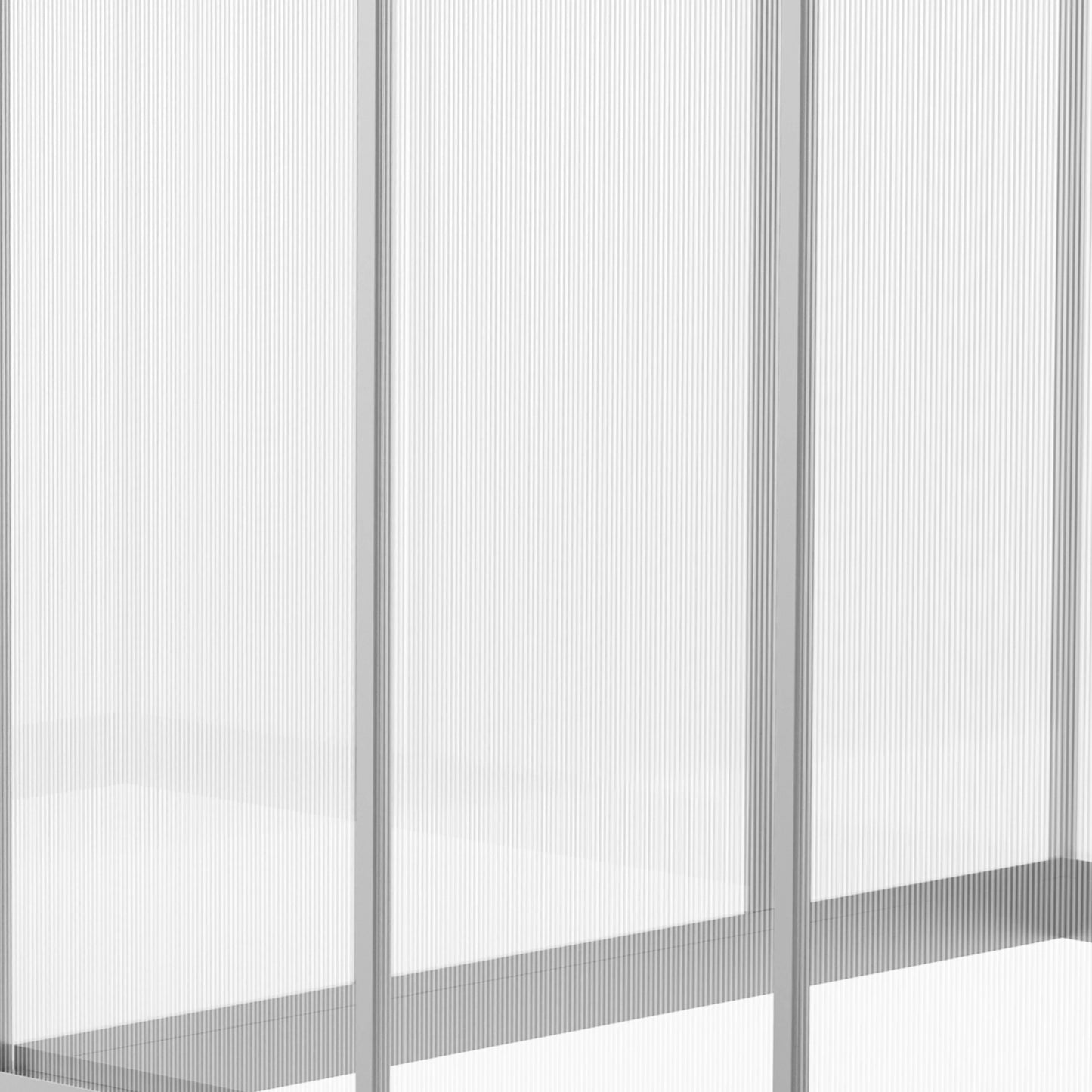 6' x 8' x 6.4' Walk-in Greenhouse, Polycarbonate Panels, Silver Walk In Greenhouses at Gallery Canada