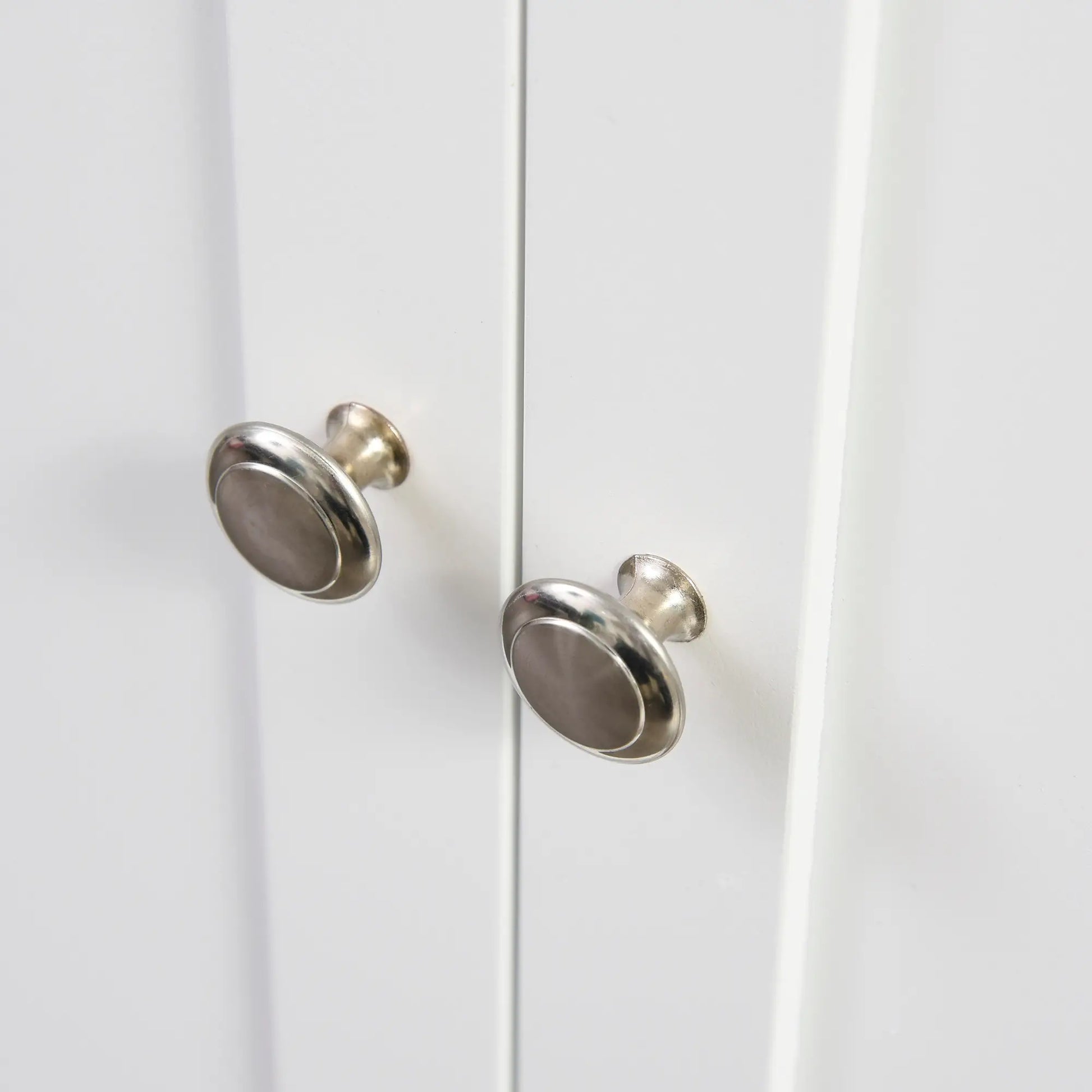 Rolling Kitchen Island Cart, Rubber Wood Top, 3-Tier Spice Rack, White Kitchen Islands & Kitchen Carts at Gallery Canada