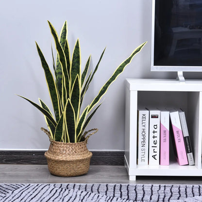 30" Artificial Snake Plant, 21 Leaves In Pot, Green Artificial Trees at Gallery Canada