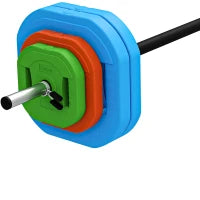 66lbs Adjustable Barbell Weight Set, Barbell Bar, Weight Plates
