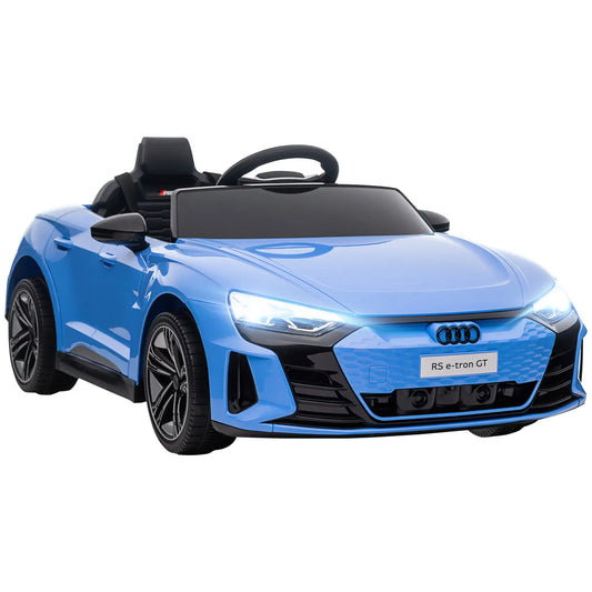 12V Ride On Car With Remote Control, 3.1 MPH, Blue Electric Toy Cars Blue, Black at Gallery Canada