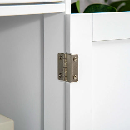 Bathroom Storage Cabinet, 2 Drawers, Adjustable Shelf, White Bathroom Cabinets at Gallery Canada