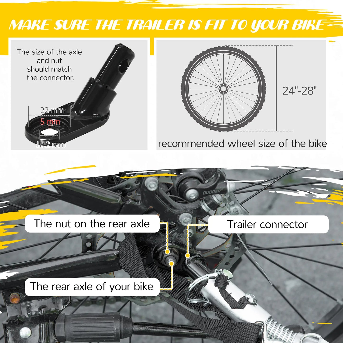 2 Seat Bike Trailer, Double Jogging Stroller, Handbrake, Red Kids Bike Trailers at Gallery Canada