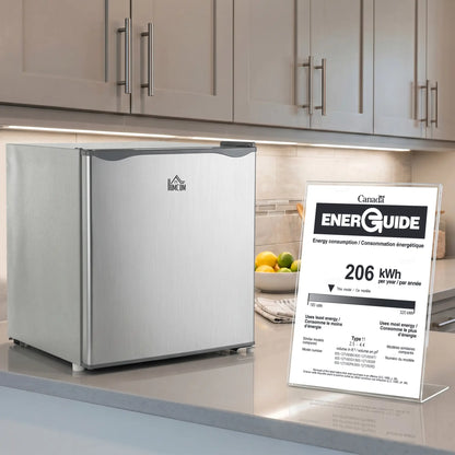 1.1 Cu. Ft. Mini Freezer, Compact, Reversible Door, Adjustable Temperature, Grey Small Kitchen Appliances at Gallery Canada