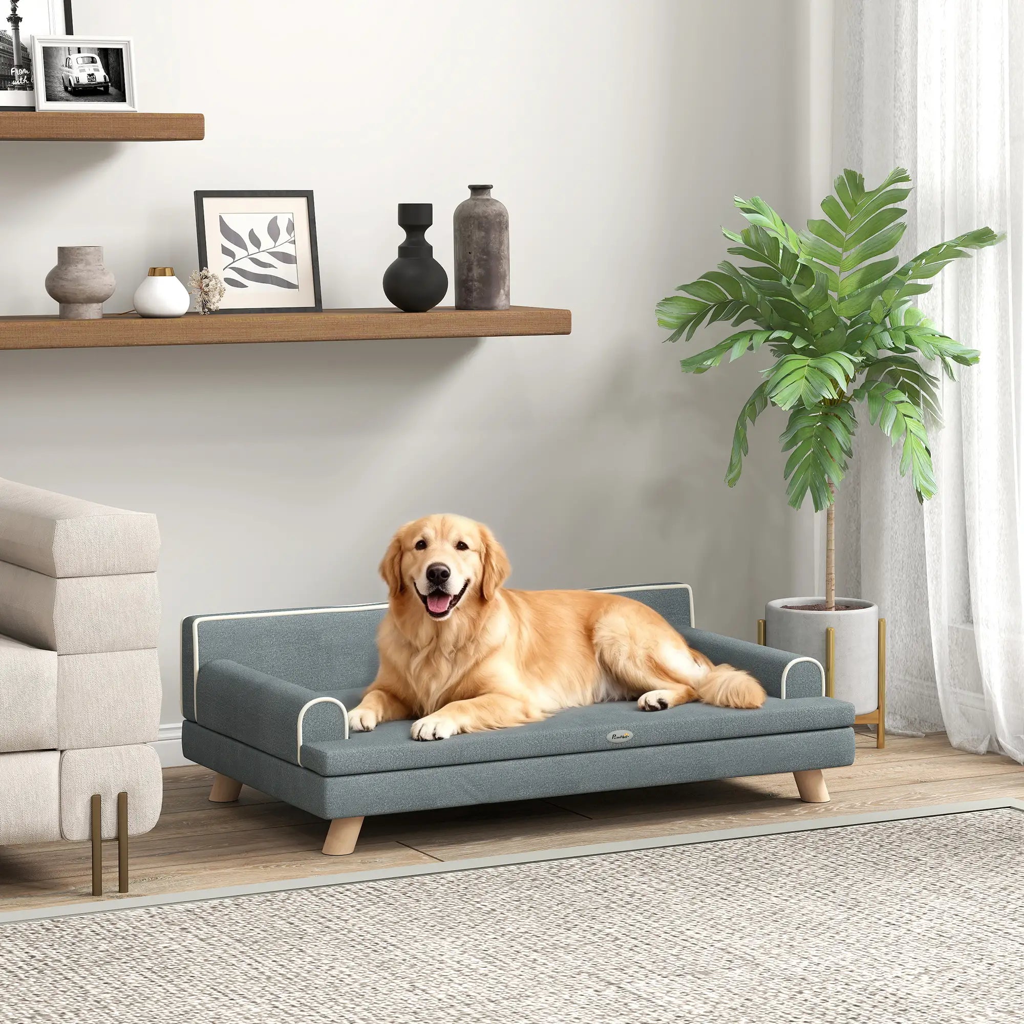 Elevated Dog Sofa Bed, Medium & Large, Dark Grey Dog Sofas at Gallery Canada