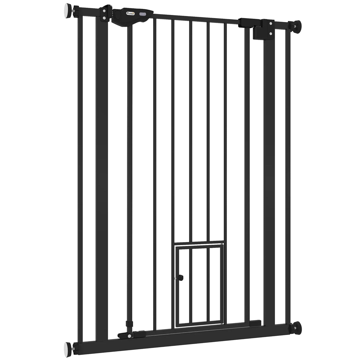41" Easy Open Indoor Dog Gate, Black Houses, Kennels & Pens at Gallery Canada