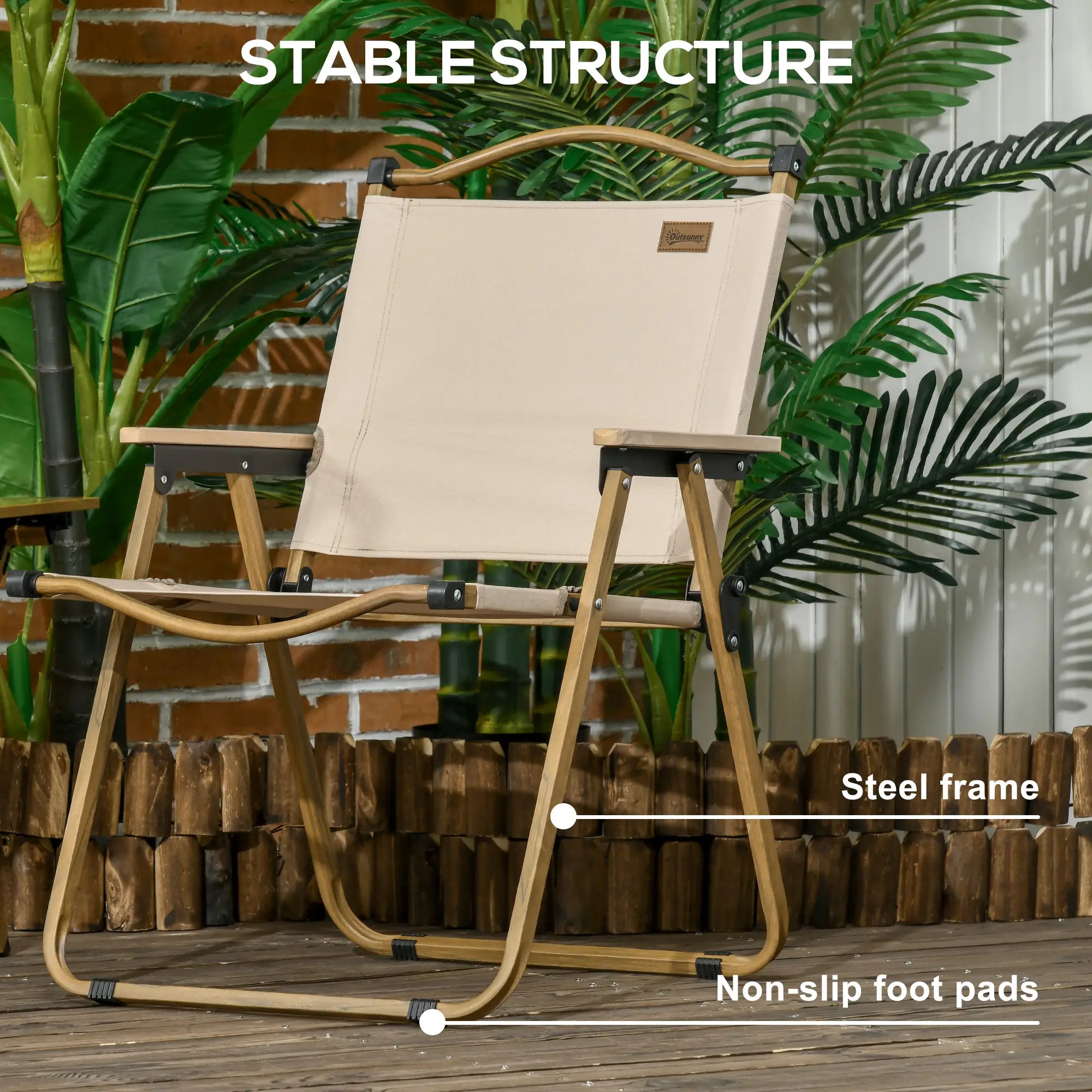 Lightweight Folding Camping Chair, Portable Armchair, Khaki Picnic Tables & Camping Chairs at Gallery Canada