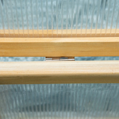 Portable Wooden Cold Frame Greenhouse, Openable Top, 35.5" x 20.5" x 19.5", Light Brown Cold Frame Greenhouses at Gallery Canada