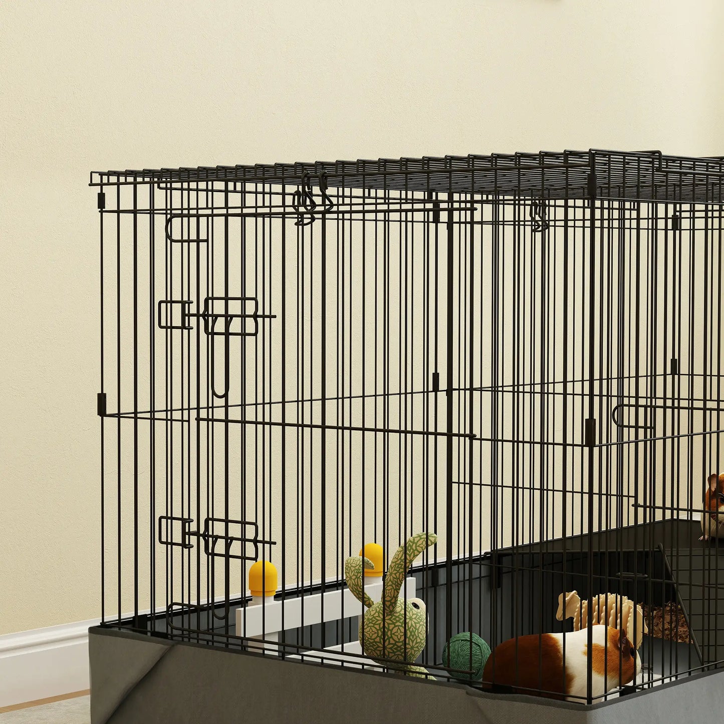 Guinea Pig Cage, Removable Top, 2 Areas, Waterproof Liner, Ramp, Perch Houses & Habitats at Gallery Canada