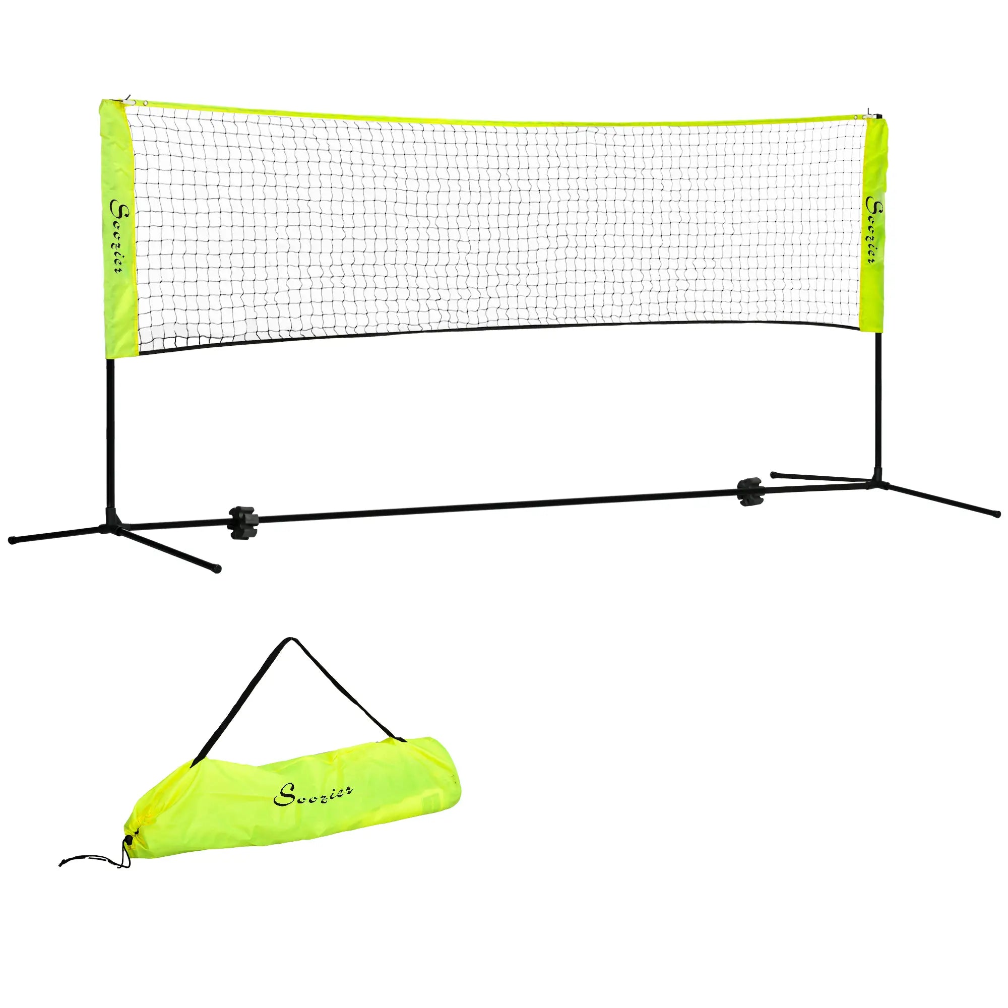 10ft Adjustable Badminton Net, With Carry Bag, Yellow Badminton at Gallery Canada