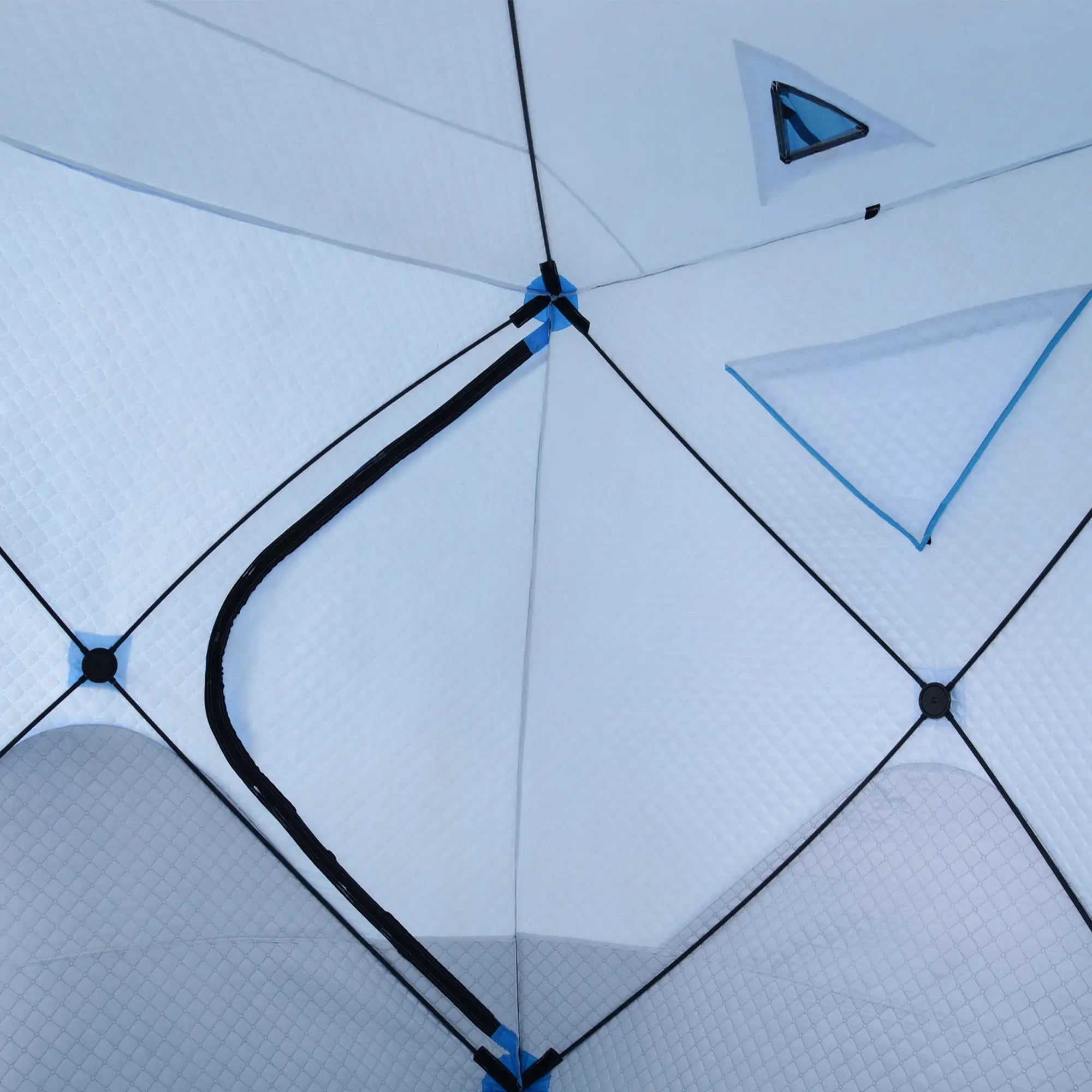 4-Person Pop-Up Ice Fishing Tent, Insulated Shelter, Ventilation Windows, Double Doors, Carry Bag, -22℉ Ice Fishing Tents at Gallery Canada