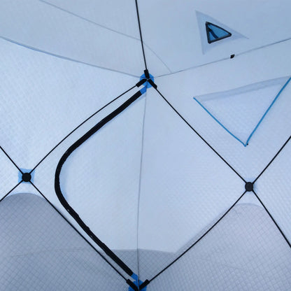 4-Person Pop-Up Ice Fishing Tent, Insulated Shelter, Ventilation Windows, Double Doors, Carry Bag, -22℉ Ice Fishing Tents at Gallery Canada