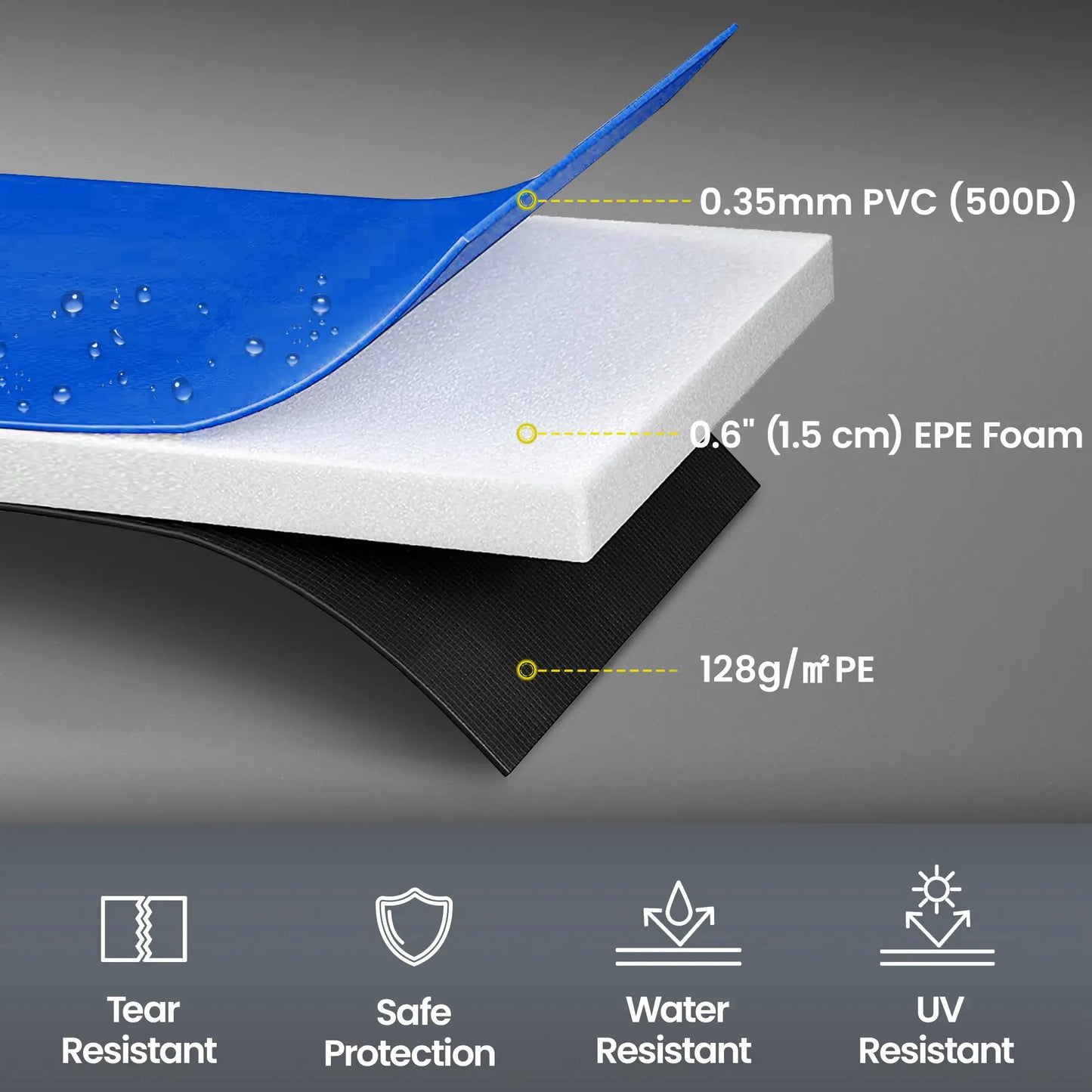 14FT Trampoline Pad, ⌀168", Replacement, Jump Bounce, Colorful Trampolines at Gallery Canada