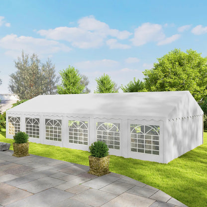 20' x 40' Party Tent, Removable Sidewalls, 12 Windows, White Canopy Tents at Gallery Canada