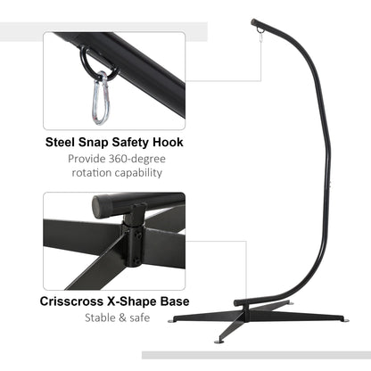 Hanging Hammock Chair Stand, Steel Heavy Duty, Indoor Outdoor Hammock Stands at Gallery Canada