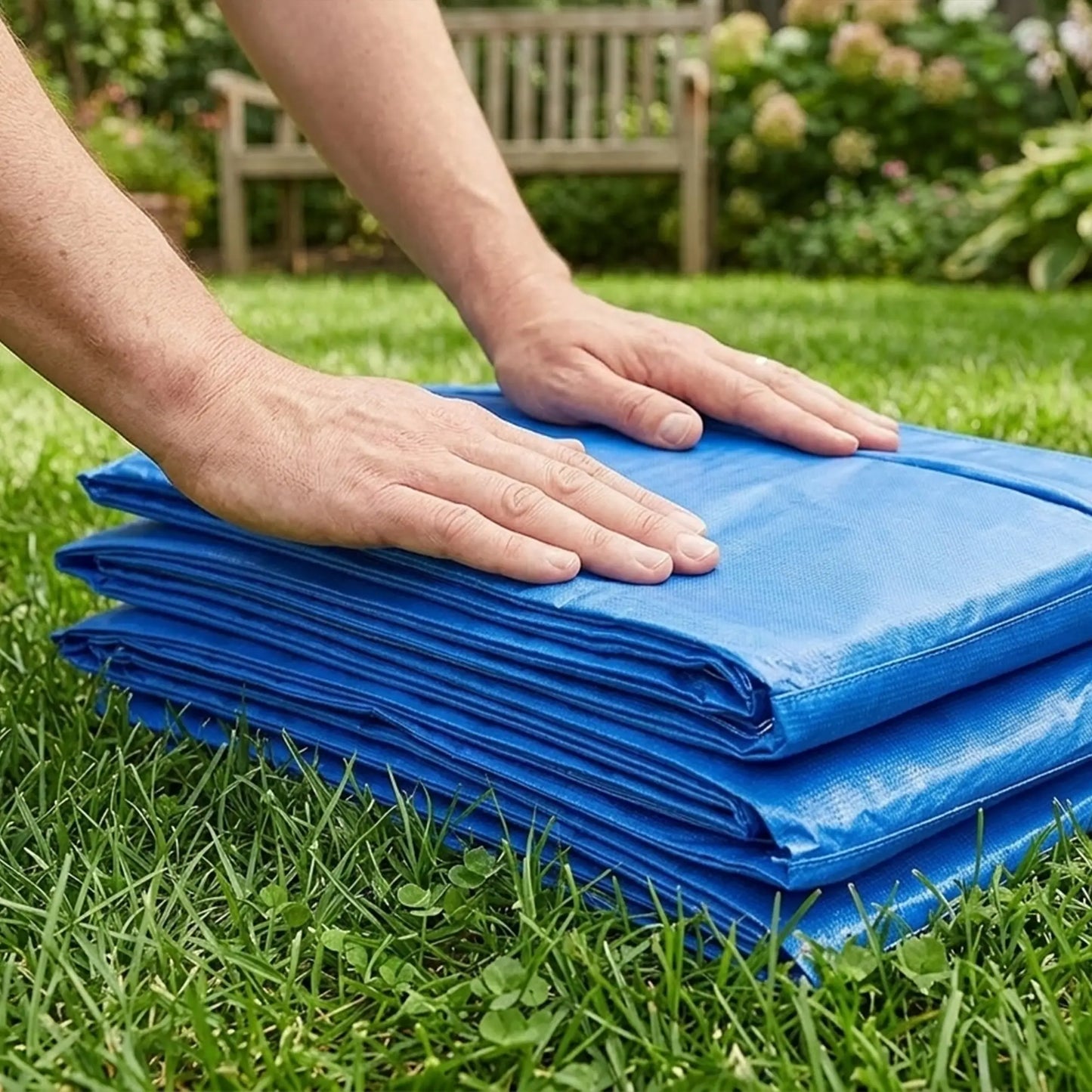 12ft Trampoline Pad, 144" Spring Safety Cover, Blue Trampolines at Gallery Canada