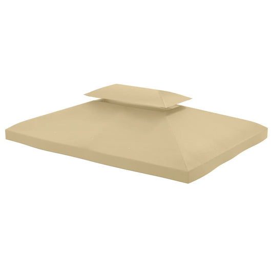 13' x 10' Gazebo Cover, 2 Tier Top, Garden, Patio, Outdoor, Beige Gazebo Canopy Replacement Beige at Gallery Canada