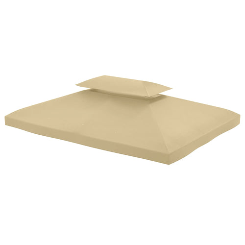 13' x 10' Gazebo Cover, 2 Tier Top, Garden, Patio, Outdoor, Beige