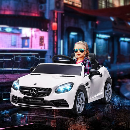 12V Ride On Car, Parent Remote Control, For 3-6 Years, White Electric Toy Cars at Gallery Canada