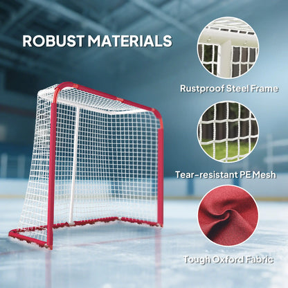 Hockey Net, Steel Frame, PE Mesh, Outdoor Training Equipment Football at Gallery Canada