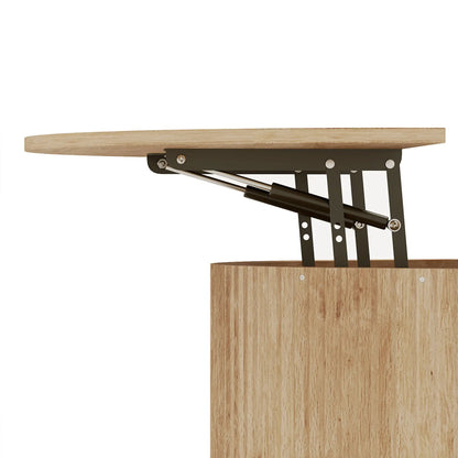 32" Round Lift Top Coffee Table, Hidden Storage, Soft-Close Coffee Tables at Gallery Canada