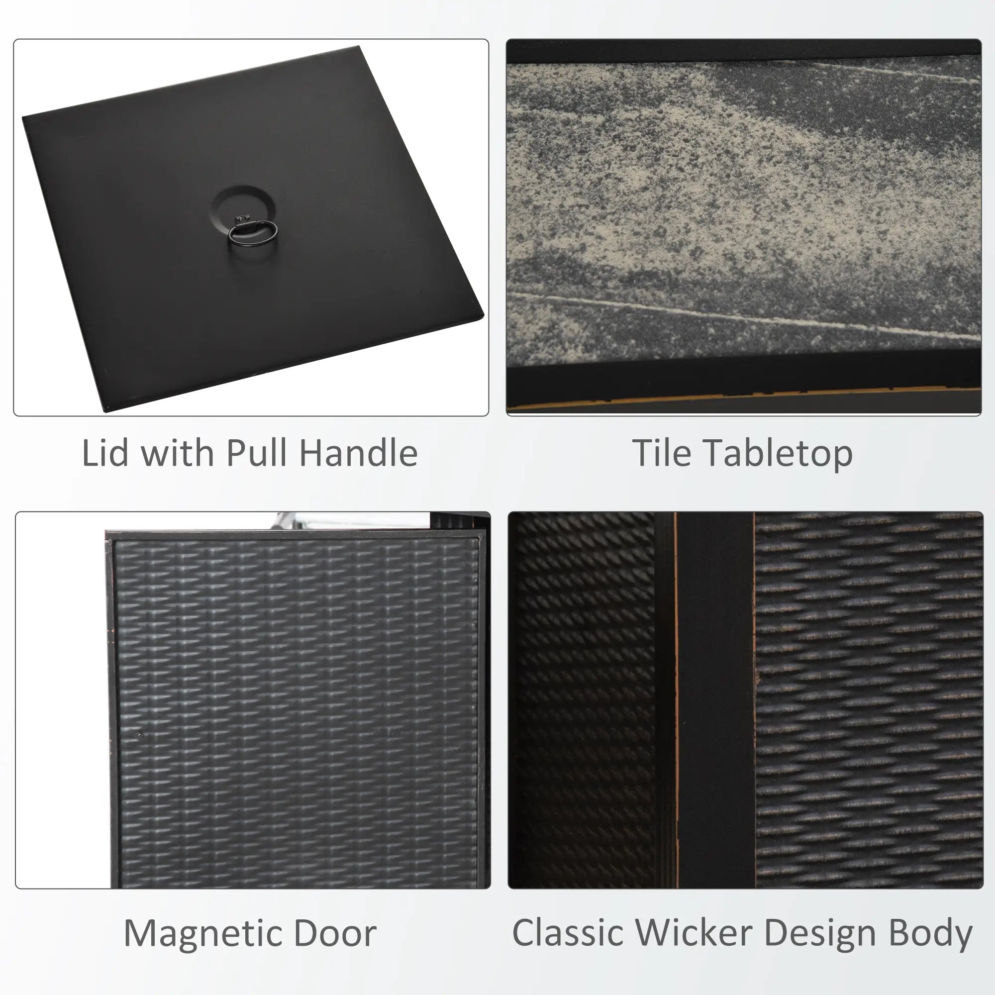 30 Inch Outdoor Gas Fire Pit Table, 50000 BTU, Auto Ignition, Lava Rocks, CSA Certified Fire Pits at Gallery Canada