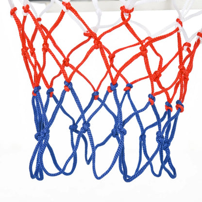 Wall Mounted Basketball Hoop, 43'' x 30'' Shatter Proof Backboard, Indoor Outdoor, Black Basketball at Gallery Canada