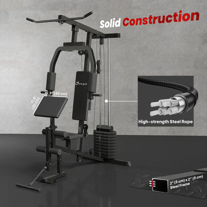 Multifunction Home Gym, Power Exercise Machine, Weight Training, Black Power Towers at Gallery Canada