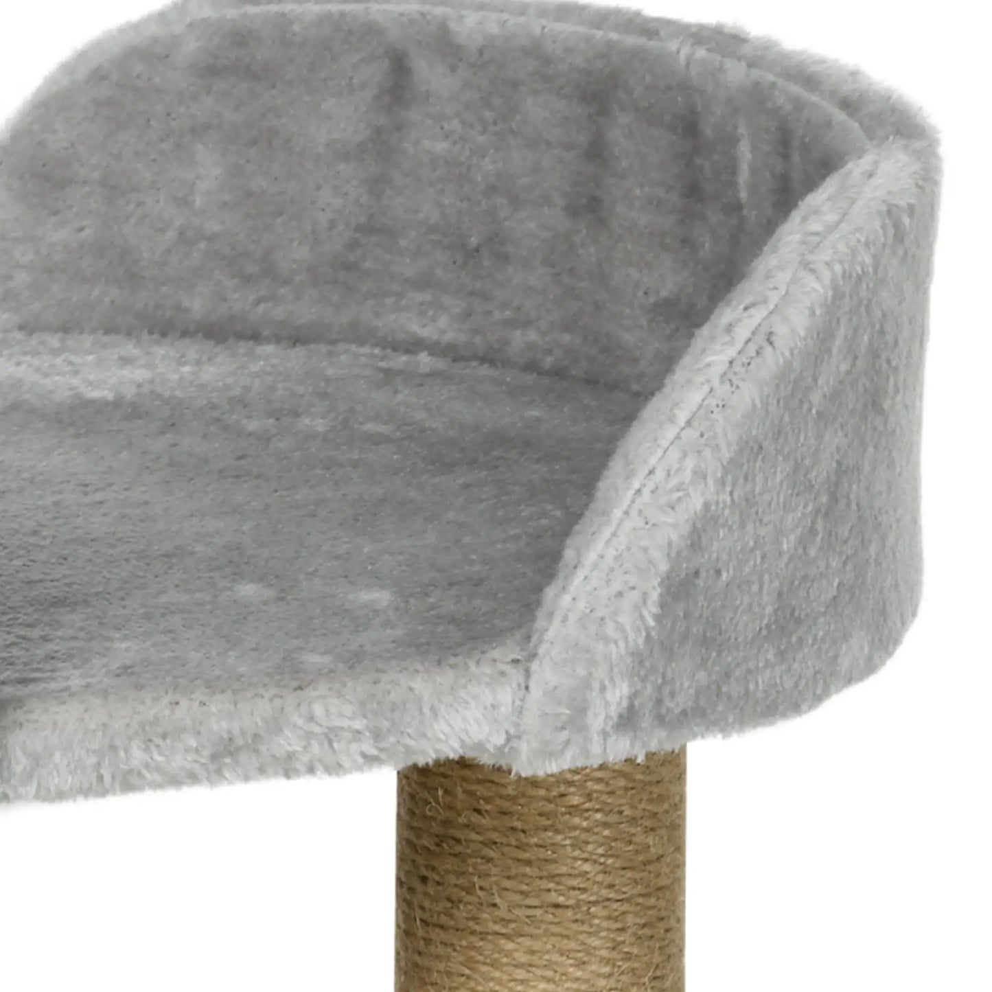 Small Cat Tree, Jute Scratching Posts, Top Perch, Light Grey Cat Trees at Gallery Canada