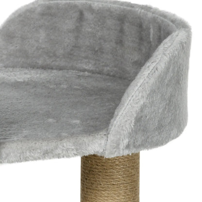 Small Cat Tree, Jute Scratching Posts, Top Perch, Light Grey Cat Trees at Gallery Canada