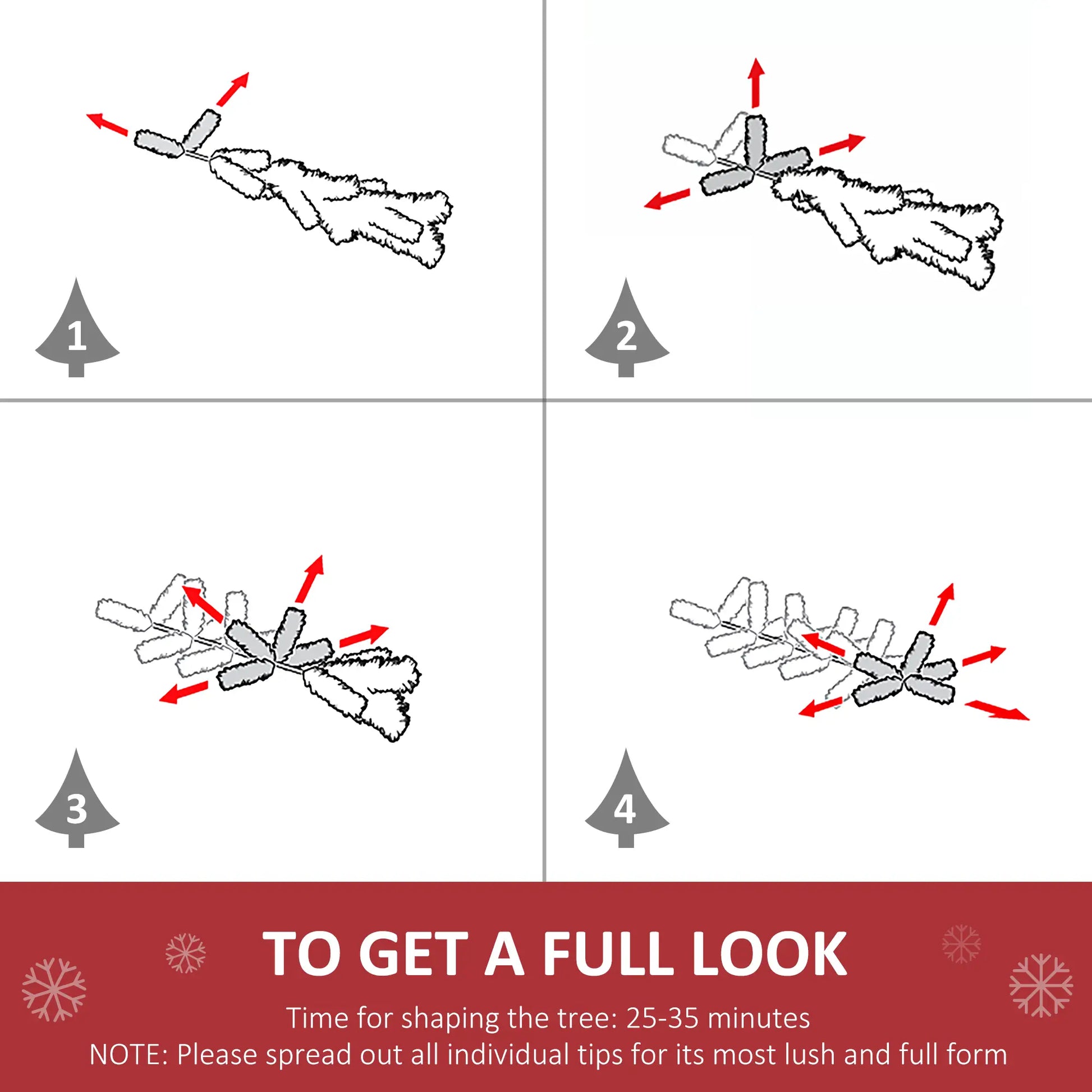 6ft Artificial Christmas Tree, Unlit Douglas Fir, Realistic Branch Tips, Black Artificial Christmas Trees at Gallery Canada